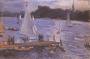 Max Slevogt The Alster at Hamburg (mk09) oil painting artist